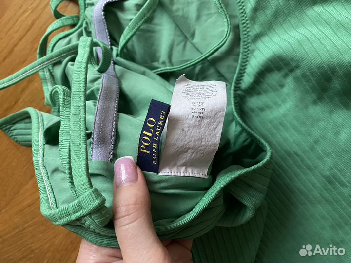 Купальник слитный polo ralph lauren xs