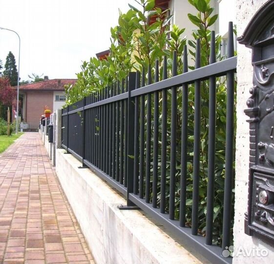 Заборы секционные из профильной трубы