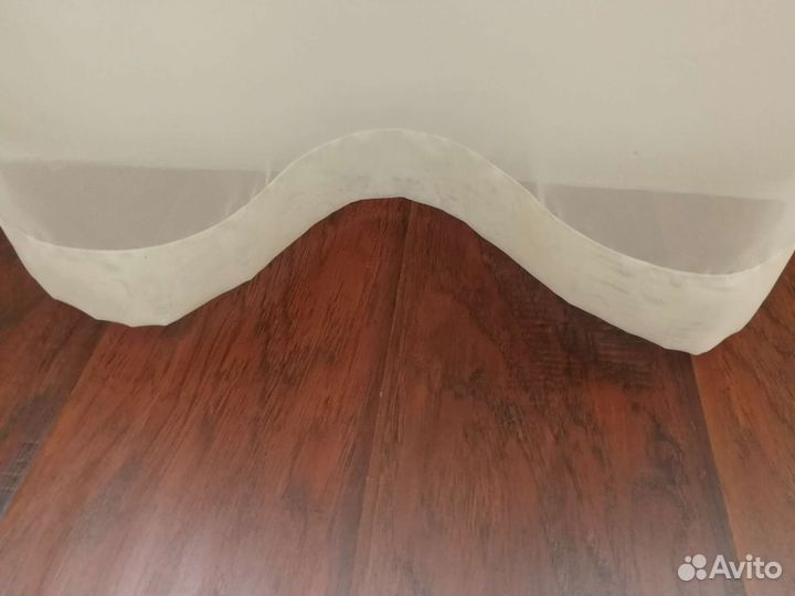 Тюль из органзы бело-молочный цвет