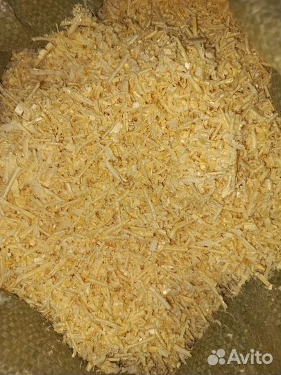 Опилки в мешках