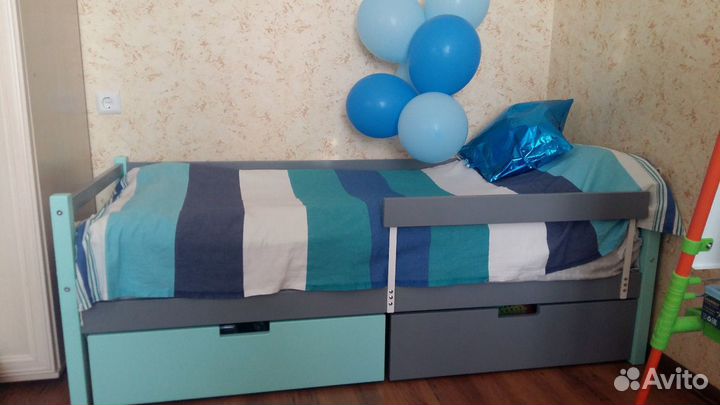 Детская деревянная кровать-тахта