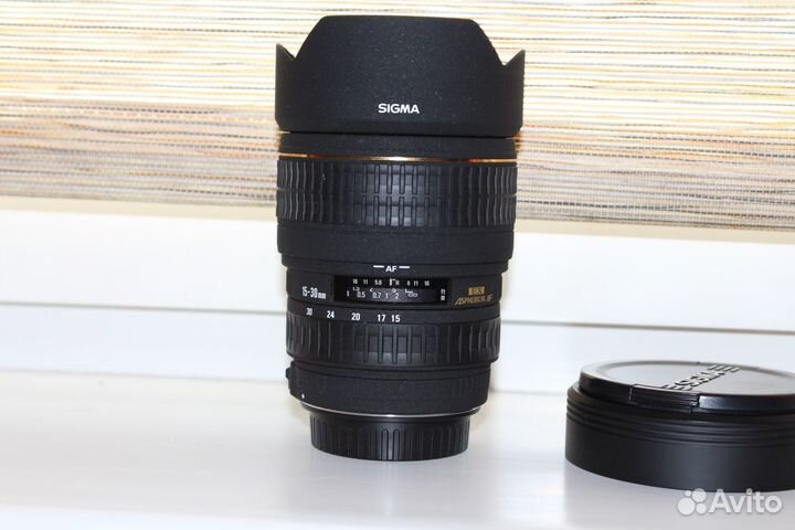 Sigma AF 15-30mm f/3.5-4.5 EX canon ef