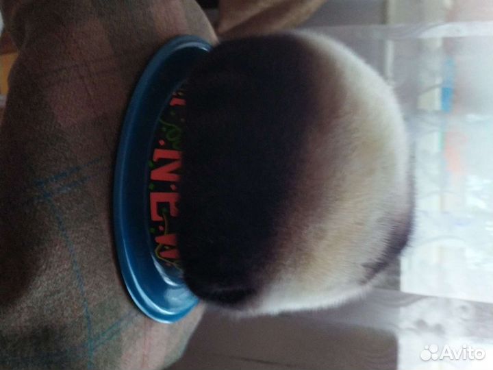 Шапка берет норковый