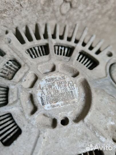 Генератор Nissan Murano Z51 VQ35DE 2012