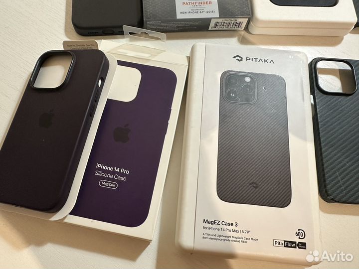 Чехлы Pitaka, UAG, Apple на iPhone 15 pro, 14 pro