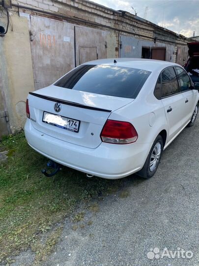 Лип спойлер volkswagen polo (новый)