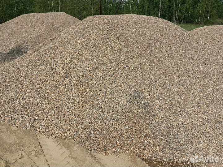 Галька речная,крошка кварцевая