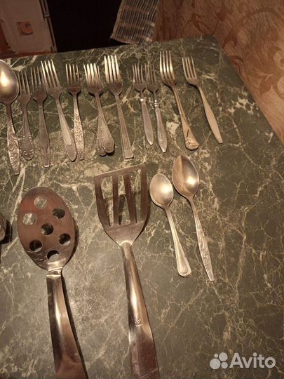 Ложки вилки нержавейка СССР