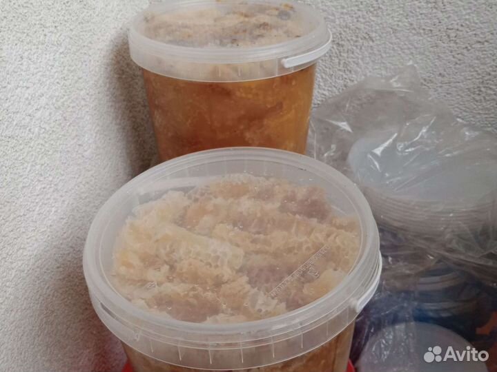 Мед дикий, забрус и перга в сотах