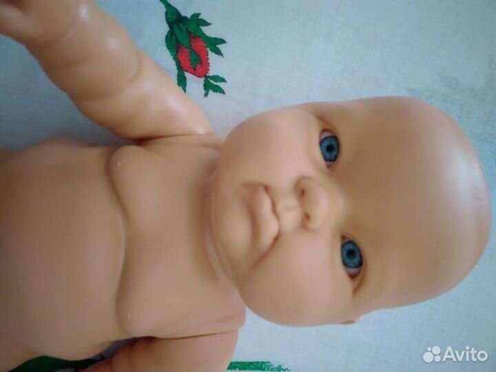 Кукла пупс,немецкая,мягкая, 60 тых годов