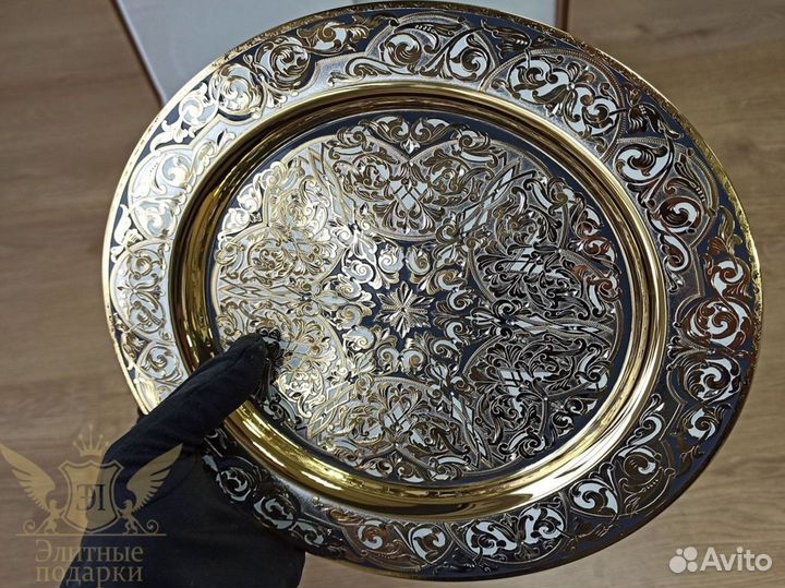 Набор для шампанского с росписью