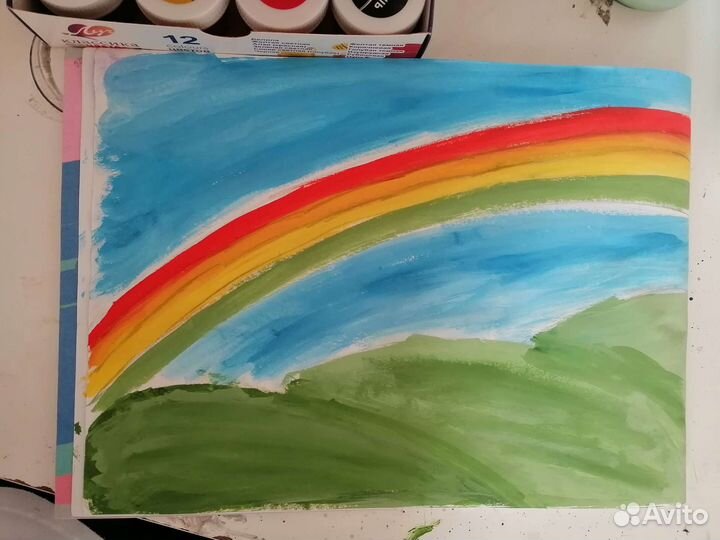 Рисунок гуашью