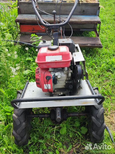 Мотоблок с телегой