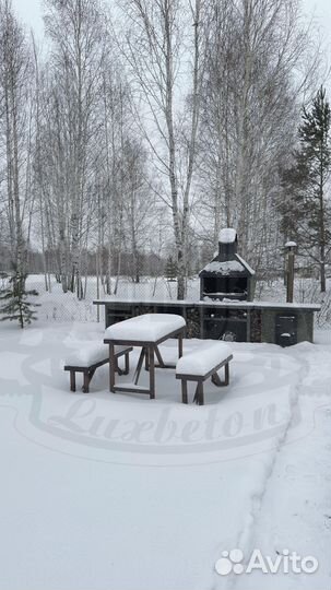 Мангальная зона барбекю