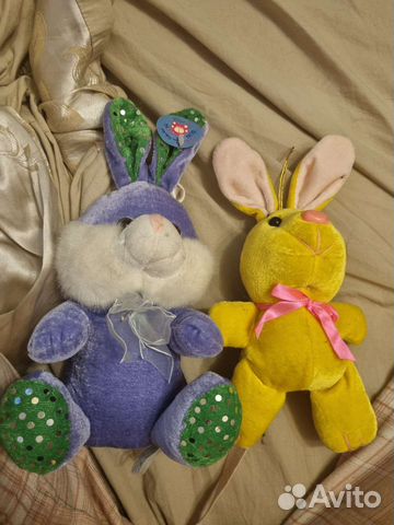 Новогодние зайчики -игрушки