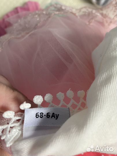 Платья на новорожденную малышку 0-2 мес