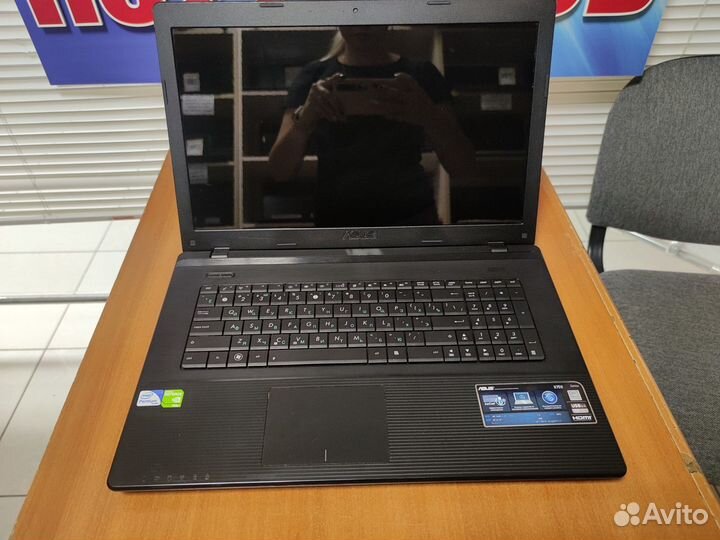 Ноутбук Asus бу/ssd/ гарантия/17 дюймов