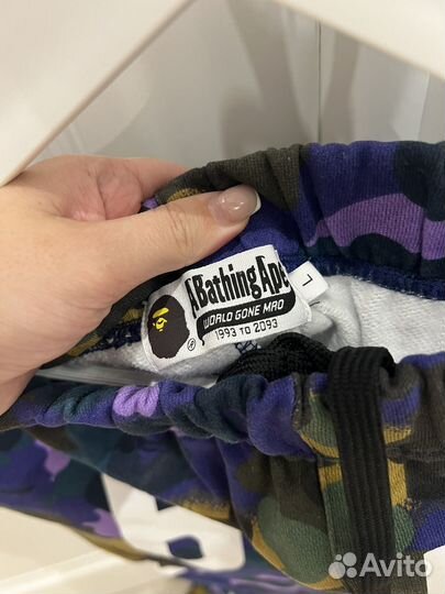 Штаны Bape x Heron Preston L