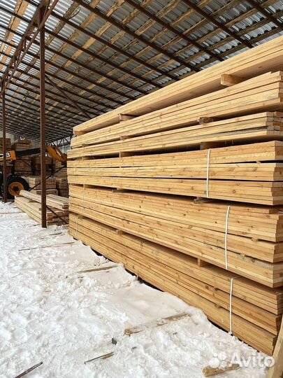 Доска обрезная 50х100х6000мм ГОСТ