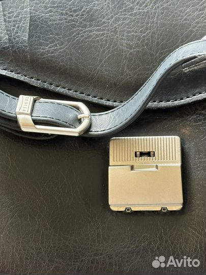 Мужской кожаный портфель винтаж