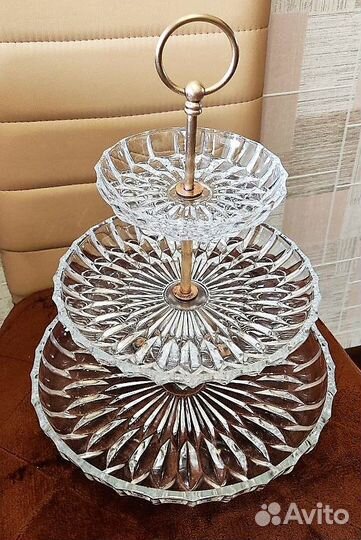 Посуда хрустальная ваза