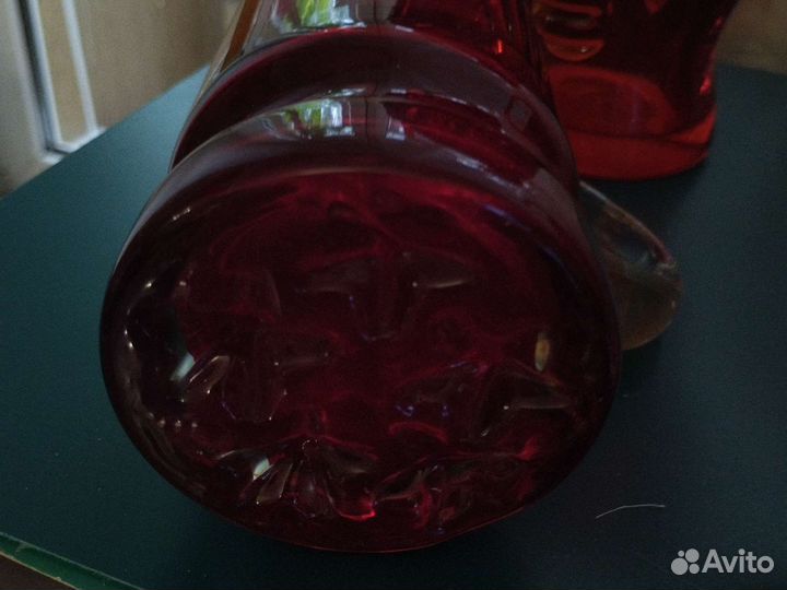 Конфетницы рубиновое цветное стекло СССР