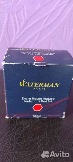 Чернила для перьевой ручки waterman