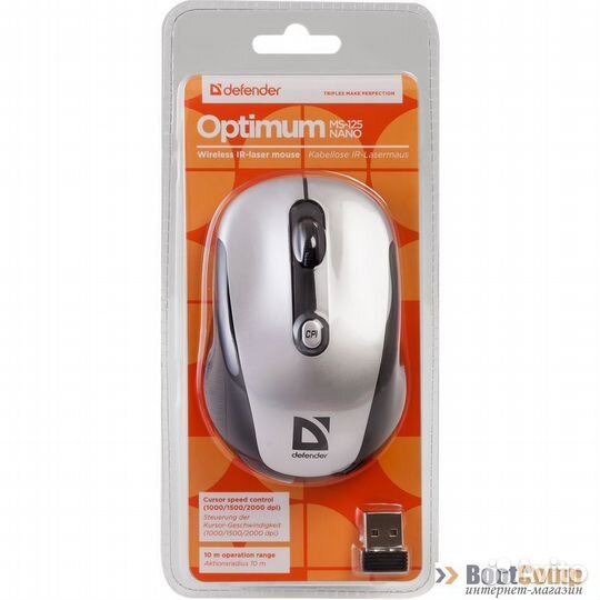 Беспроводная мышь Defender Wireless Optimum MS-125