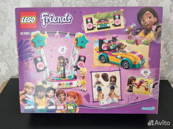 Lego Friends 41390 Машина со сценой Андреа