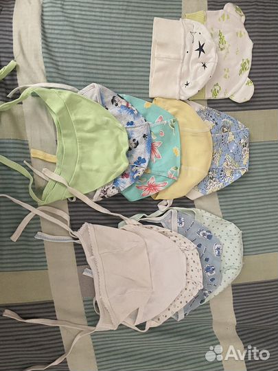 Шапочки для новорожденных