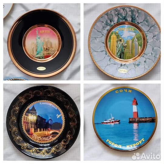 Сувенирные тарелки из разных стран