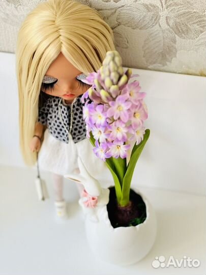 Интерьерная композиция с гиацинтом