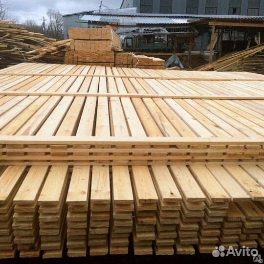 Блок-хаус 100х100х6000 мм Ель