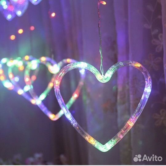 Гирлянда новогодняя на шторы