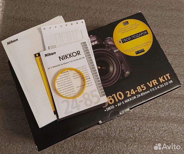 Зеркальный фотоаппарат nikon d610