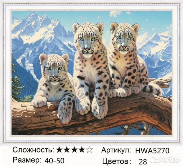 Алмазная мозаика 40*50