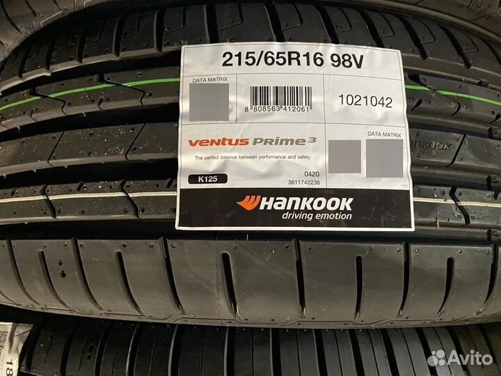 Hankook Ventus Prime 3 K125 215/65 R16 98V