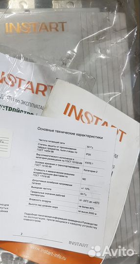 Устройство плавно пуска instart SSI-2