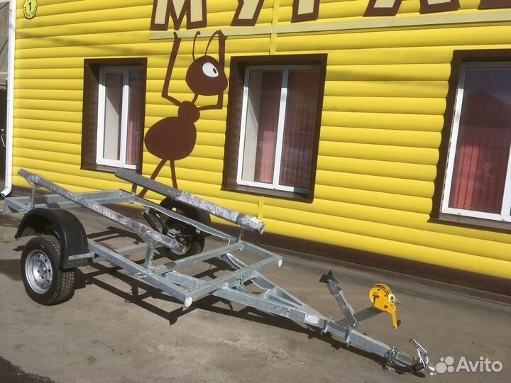 Прицеп лодочный Самосвал 4,8 оцинкованный б/колёс