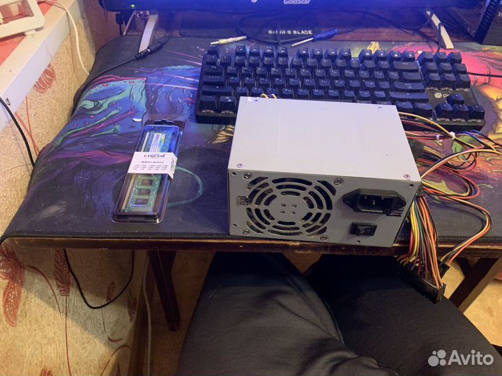 Блок питние+ддр3 2gb