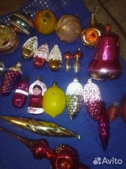Елочные игрушки СССР одним лотом