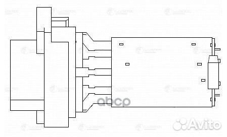 Резистор э/вент. отоп. для а/м Ford Transit (00