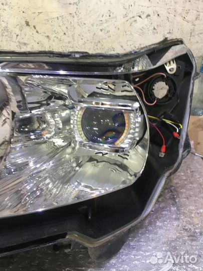 Фары BI-Led на citroen c4 LA/LC