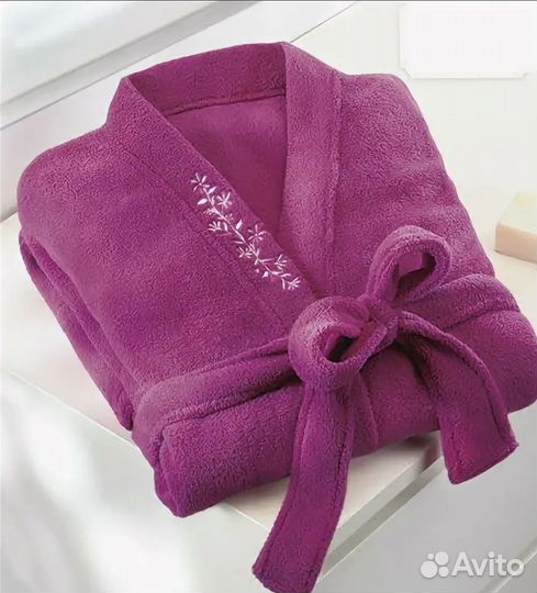 Халат махровый женский