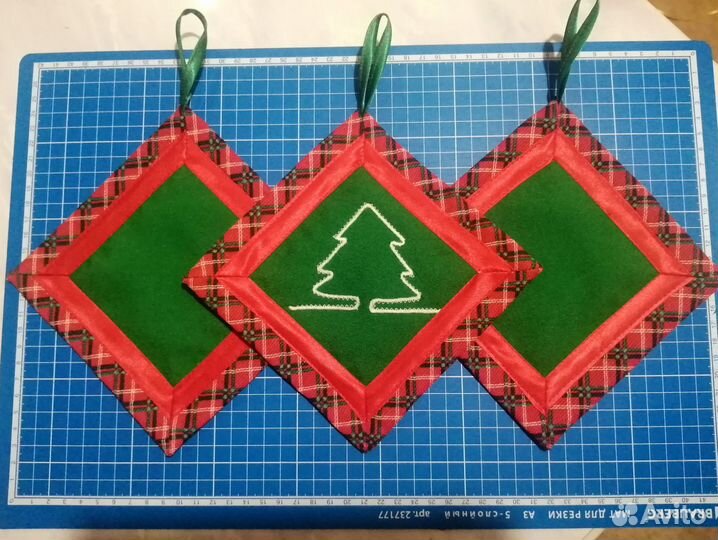 Новогодние прихватки набор