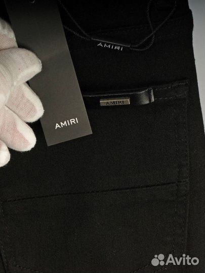 Джинсы Amiri slim fit С Молниями