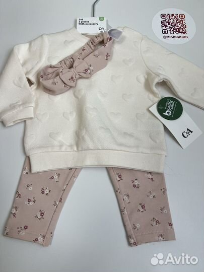 Одежда для девочки 56,62,68,74,80,86 hm c&a