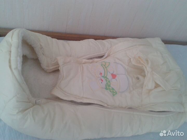 Зимний конверт в коляску от 0 до 6 мес