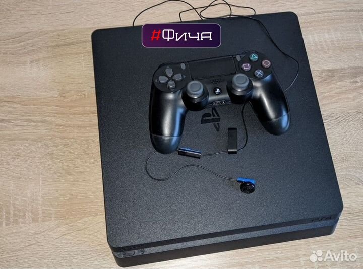 Playstation 4 Slim 1TB + Геймпад