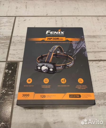 Налобный фонарь Fenix HP30R V2.0. Новый
